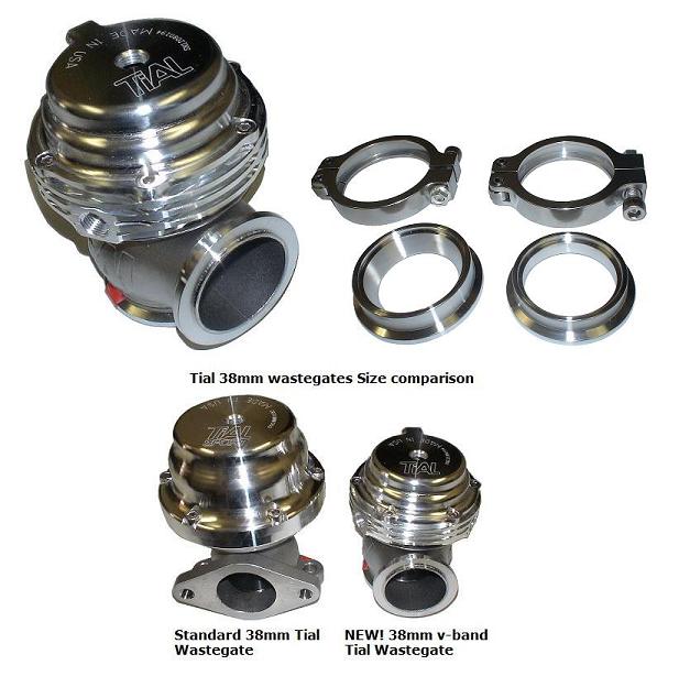 NEW! Tial MVS External Wastegate, V-banded 38mm (aka V38 aka MVS 38mm)